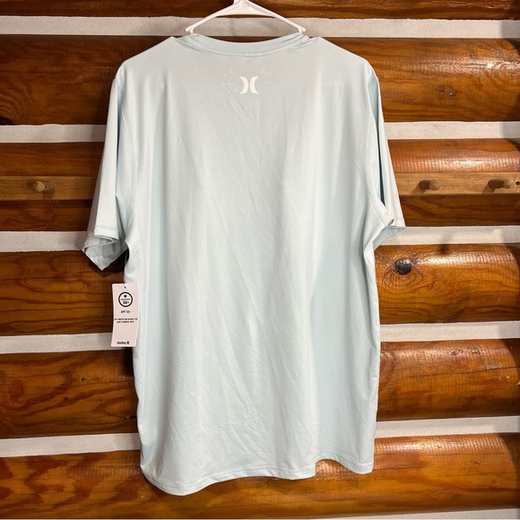 Hurley Men's Sky Blue Short Sleeve Shirt - Picture 4 of 5